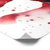 アメリカ国旗の水色のポスター付き愛国馬 ポスター (角)