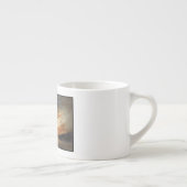 アメリカ国旗の火に反乱軍の内戦の旗艦 エスプレッソカップ (右)