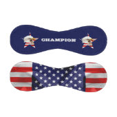 アメリカ国旗の猛威を振るうハゲ・イーグル 野球ボール (パネル)