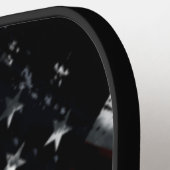 アメリカ国旗の産業グランジ ピックルボールラケット (左詳細)