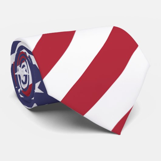 アメリカ国旗の男性のネクタイ ネクタイ (ロール)