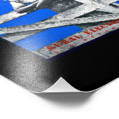 アメリカ国旗の編集されていないヴィンテージ写真USAオールドウエスト フォトプリント            (角)