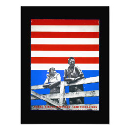 アメリカ国旗の編集されていないヴィンテージ写真USAオールドウエスト フォトプリント           