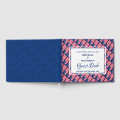 アメリカ国旗の聖なる書物、 経典カスタムウェディング ゲストブック (全面)