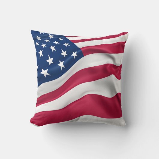 アメリカ国旗の自由 クッション (正面)