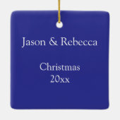 アメリカ国旗の自由 セラミックオーナメント (裏面)