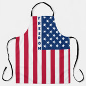 アメリカ国旗の自由 – 垂直 エプロン (正面)