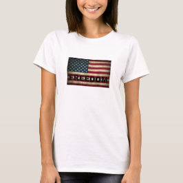 アメリカ国旗の自由Tシャツ Tシャツ
