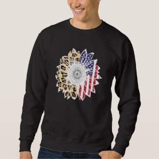 アメリカ国旗の花火ディレクターAmerican スウェットシャツ