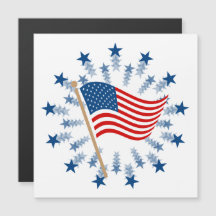 アメリカ国旗の花火　七月四日