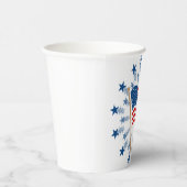 アメリカ国旗の花火　星の爆発　7月4日 紙コップ (右)