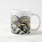 アメリカ国旗の芸術 ジャンボコーヒーマグカップ (右)