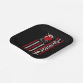 アメリカ国旗の英雄ハートライフナース評価 ペーパープレート (傾斜あり)