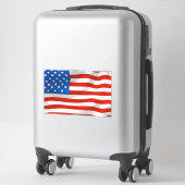 アメリカ国旗の荷物または車のデカールシール シール (スーツケース)