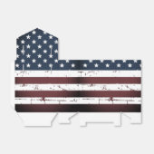 アメリカ国旗の軍隊スターとストライプ愛国心 フェイバーボックス (折り畳みなし)