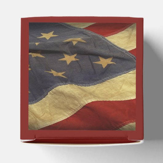 アメリカ国旗の軍隊結婚ズ フェイバーボックス (上部)