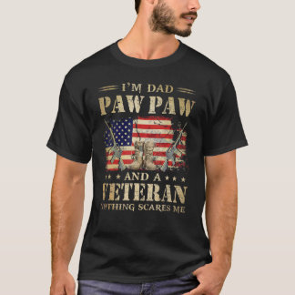 アメリカ国旗の退役軍人デー私はパパポーポーとA Tシャツ