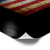 アメリカ国旗の退役軍人7月4日ありがとうございました ポスター (コーナー)