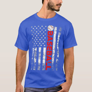 アメリカ国旗の野球チームのギフト Tシャツ
