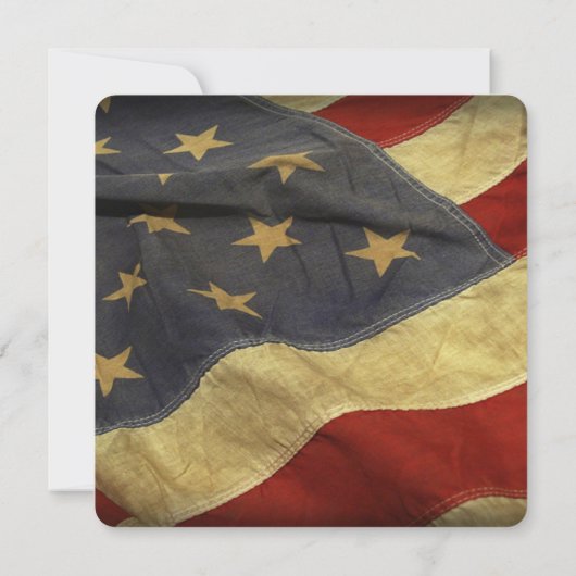 アメリカ国旗の音楽結婚式招待状 招待状 (裏面)