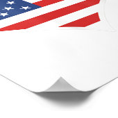 アメリカ国旗の音 ポスター (角)