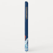 アメリカ国旗の魚が水から飛び出す Case-Mate iPhoneケース (裏面/左)