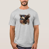 アメリカ国旗の鷲Tシャツ Tシャツ (正面)