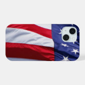 アメリカ国旗のiPhone 15ケース iPhone 15ケース (裏面横)