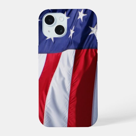 アメリカ国旗のiPhone 15ケース iPhone 15ケース (裏面)