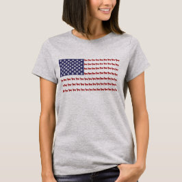 アメリカ国旗のTシャツ Tシャツ