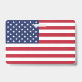 アメリカ国旗は高く掲げられている：自由と統一の象徴 バッジ (裏面)