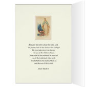 アメリカ国旗をありがとう (内側 (左))