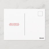 アメリカ国旗をなびかせたメモリアルデーのカード ポストカード (裏面)