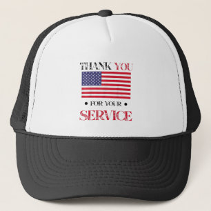 アメリカ国旗を拝借し、ありがとうございました キャップ