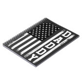アメリカ国旗を持ったパパ ノートブック (左側)