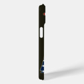 アメリカ国旗を持つアメリカの地図 Case-Mate iPhoneケース (裏面 / 右)