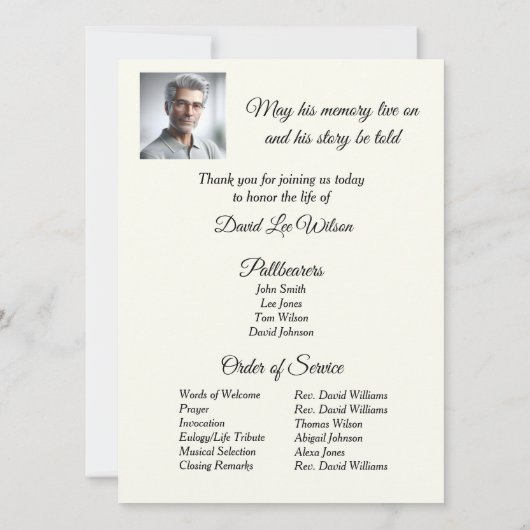 アメリカ国旗を持つ古い赤いトラクター 招待状 (裏面)