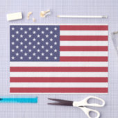 アメリカ国旗を持つ愛国的ティッシュペーパー 薄葉紙 (クラフト)