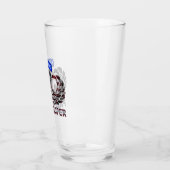 アメリカ国旗を持つ空中ジャンプ翼 タンブラーグラス (左)