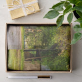 アメリカ国旗を持つ風化納屋 薄葉紙 (ギフト)