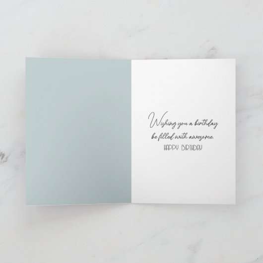 アメリカ国旗を掲げたハゲのワシ カード (内部)