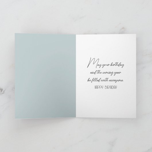 アメリカ国旗を掲げたハゲのワシ カード (内部)