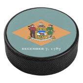 アメリカ国旗を掲げた愛国的なホッケーパック アイスホッケーパック (3/4)