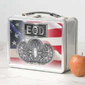 アメリカ国旗を掲げカスタムた「基本EOD」 メタルランチボックス (インサイチュ)