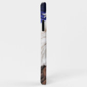 アメリカ国旗を背景にしたアメリカのワシ Case-Mate iPhoneケース (裏面/右)