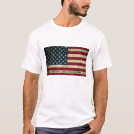 アメリカ国旗を自由と公正に Tシャツ