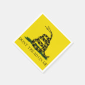 アメリカ国旗を踏み鳴らすな スタンダードカクテルナプキン (角)