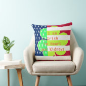 アメリカ国旗アイリッシュシャムロッククローバーセントパトリック クッション (椅子)