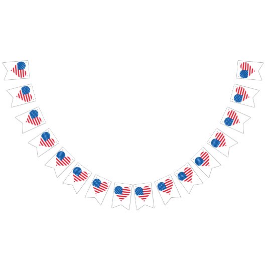 アメリカ国旗アゲハチョウパーティーバンティングバナー バンティングフラッグ (全)