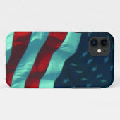 アメリカ国旗アップル Case-Mate iPhoneケース (裏面(横))